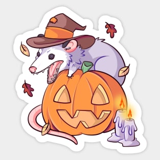 Pumpkin Possum Sticker